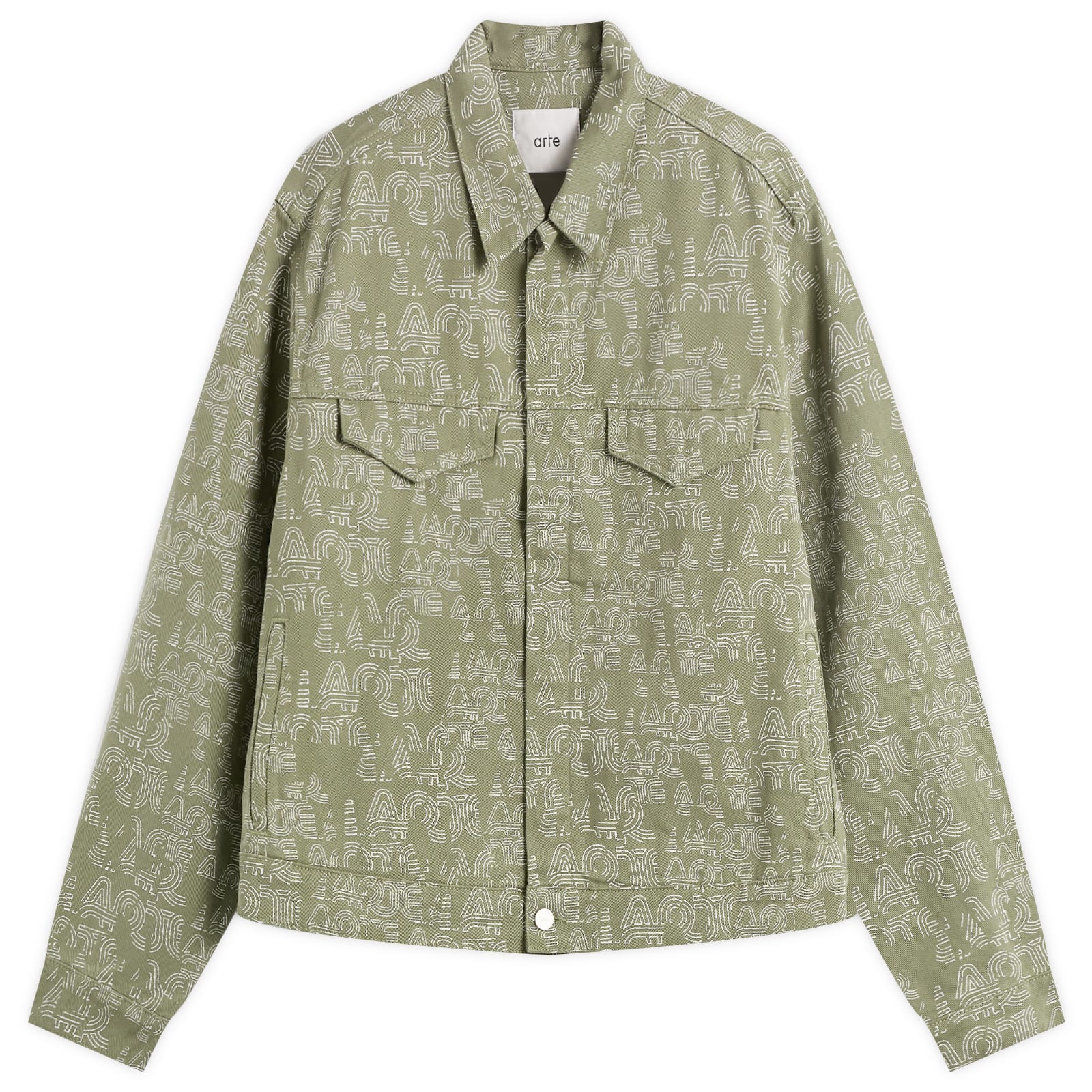 Allover Arte Jacket Green — Arte