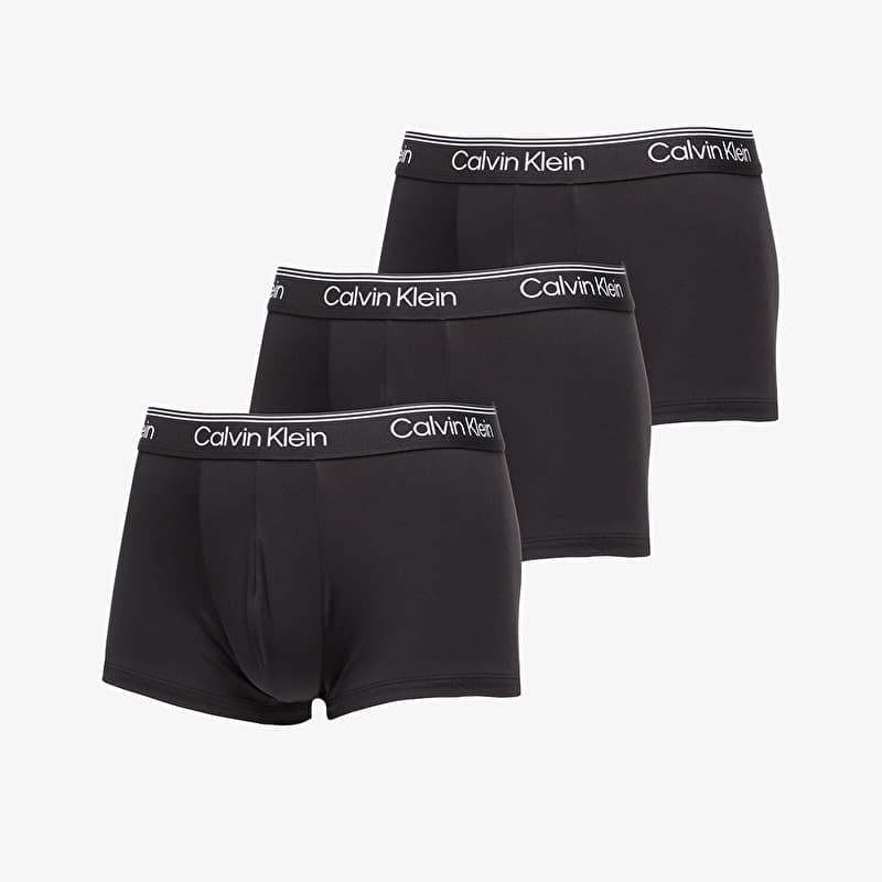 pour hommes Calvin Klein Low Rise Trunk 3-Pack Black (LV00NB4409 UB1) — Calvin Klein