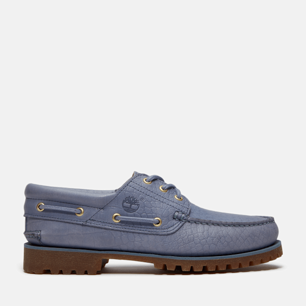 bateau authentique cousue main à 3 œillets Timberland® unisex e en bleu