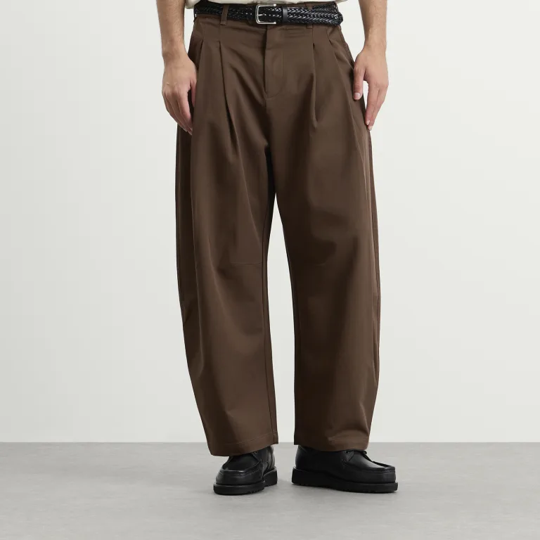 Dart-Knee Pleated Trousers — Porter James