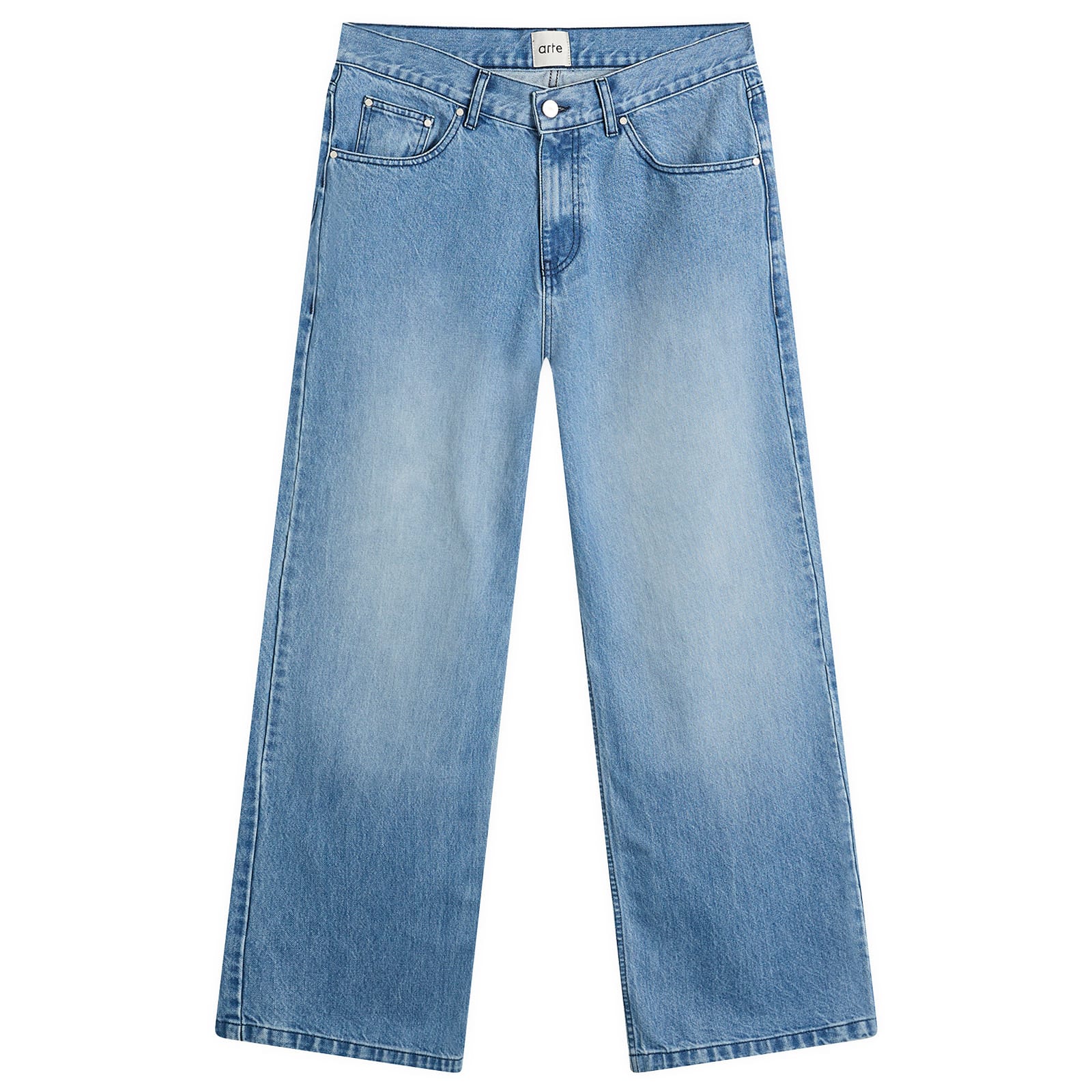 Circle Logo Jeans Bleach Wash — Arte