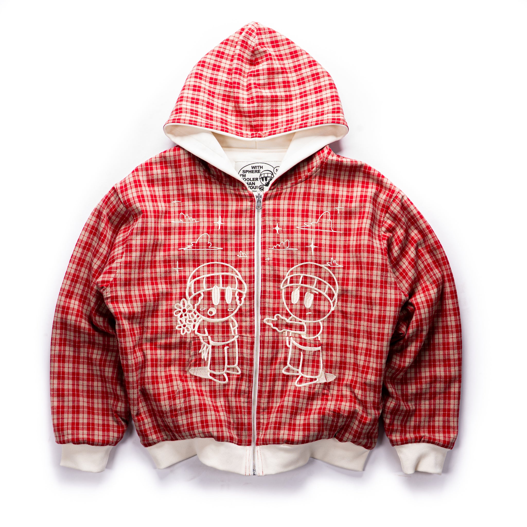 Red Reversible Zip — Triple Sphere