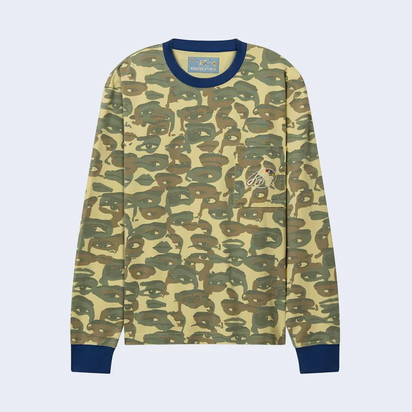 Longsleeve Face Camo — KidSuper