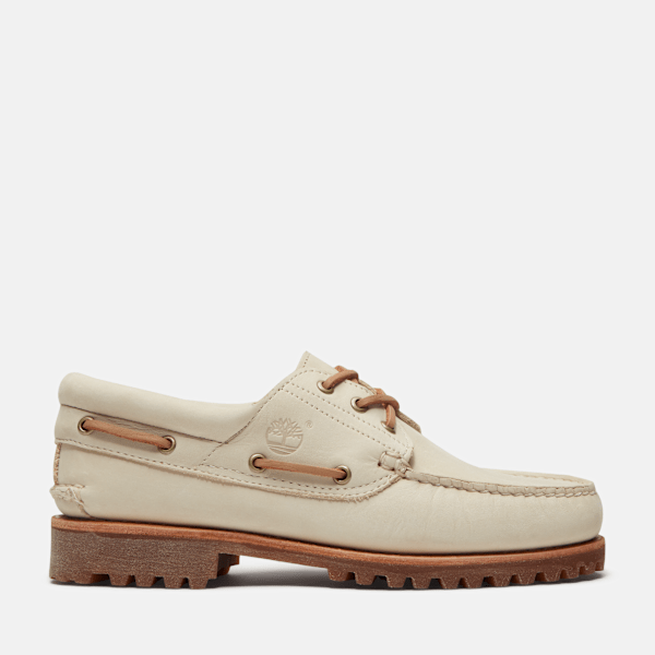 bateau cousue main à 3 œillets Lake House Timberland® pour homme en beige clair