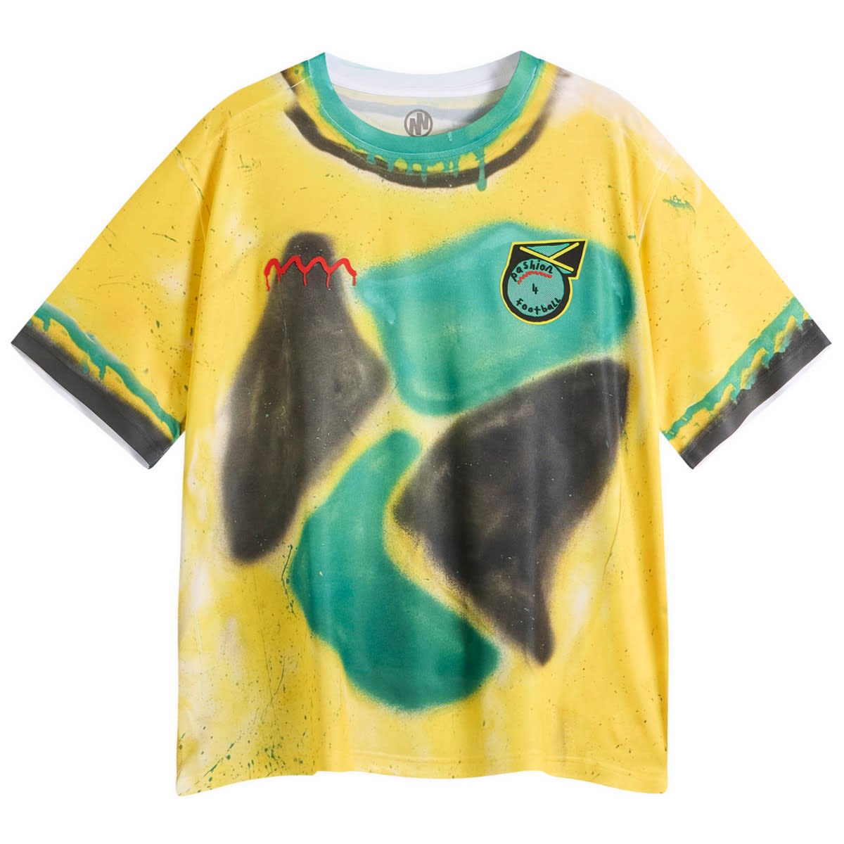 Nangla Jamaica Football Jersey Yellow & Green