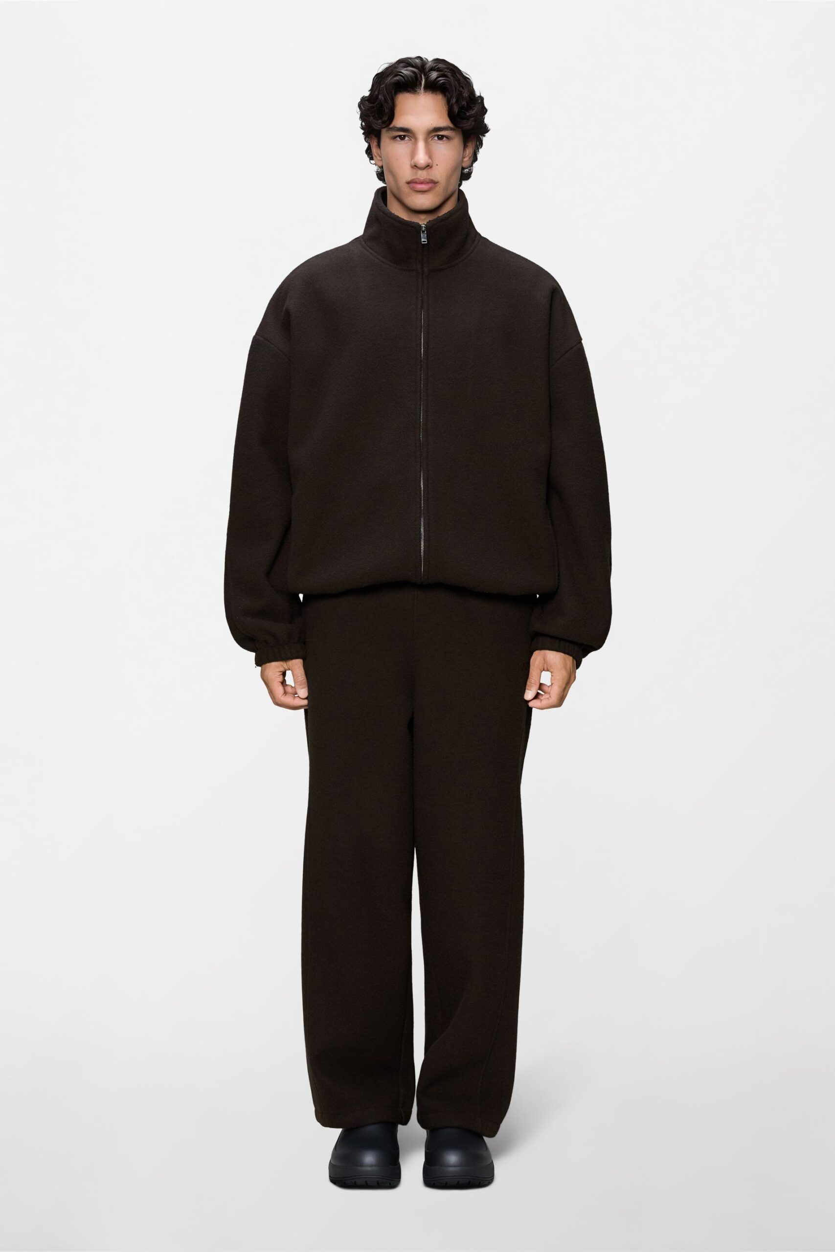 Fleece Zip Jacket en Bark pour €139